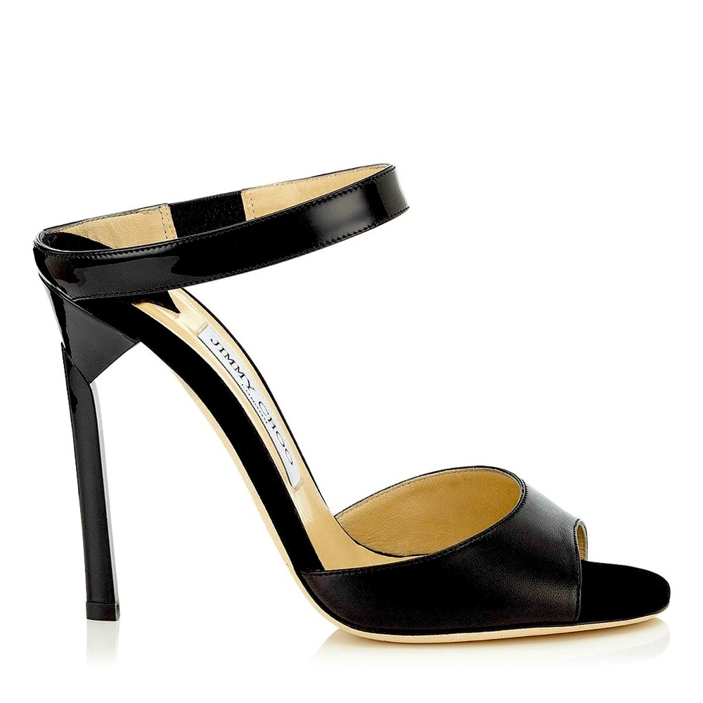Jimmy Choo Deckle Nappa Leather and Patent Sandals size 40 (US9)